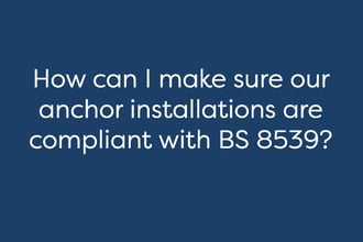 compliant anchor installation