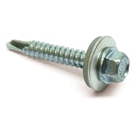 Stainless Steel Hexagon Head with Washer - For Steel 1.5 - 3.5mm - Self Drilling Screws