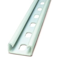 HS21 White Slotted Channel