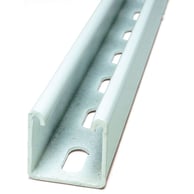 HS41 White Slotted Channel