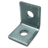 Stainless Steel Angle Bracket - 1 x 1 hole