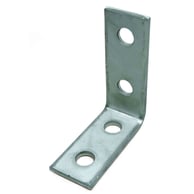 Stainless Steel Angle Bracket - 2+2 hole