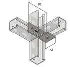AB216 MX Channel Angle Brackets