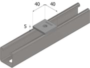 FB101 MX Hot Dip Galvanised Channel Plates - 5mm